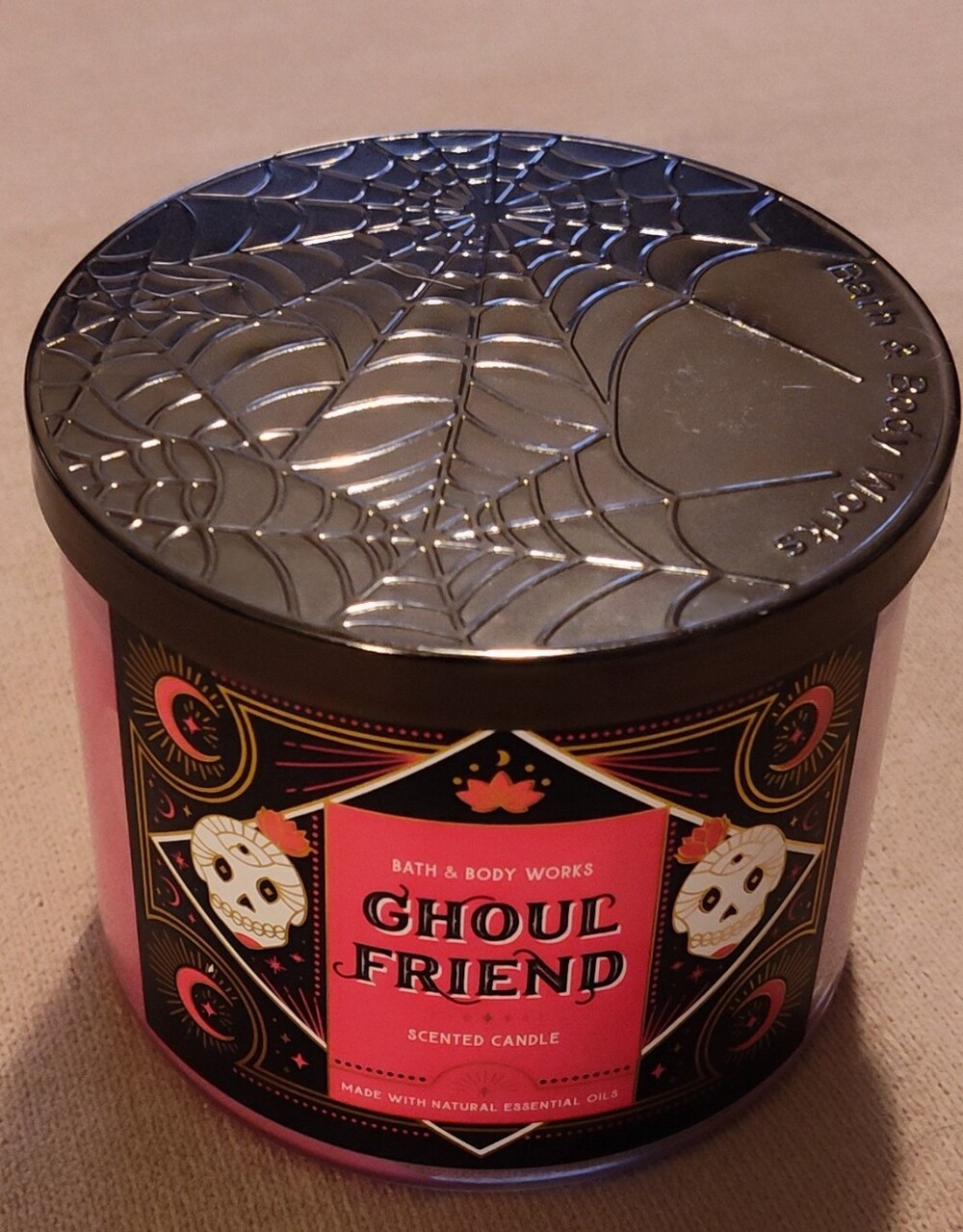 NWT! Bath & Body Works 3 Wick Ghoul Friend Scented Candle -14.5oz